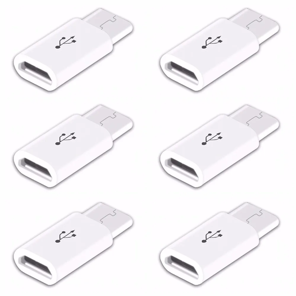5 шт./лот USB 3.1 Тип c штекерным Micro адаптер Женский Тип-C конвертер Connector USB-C Черный и
