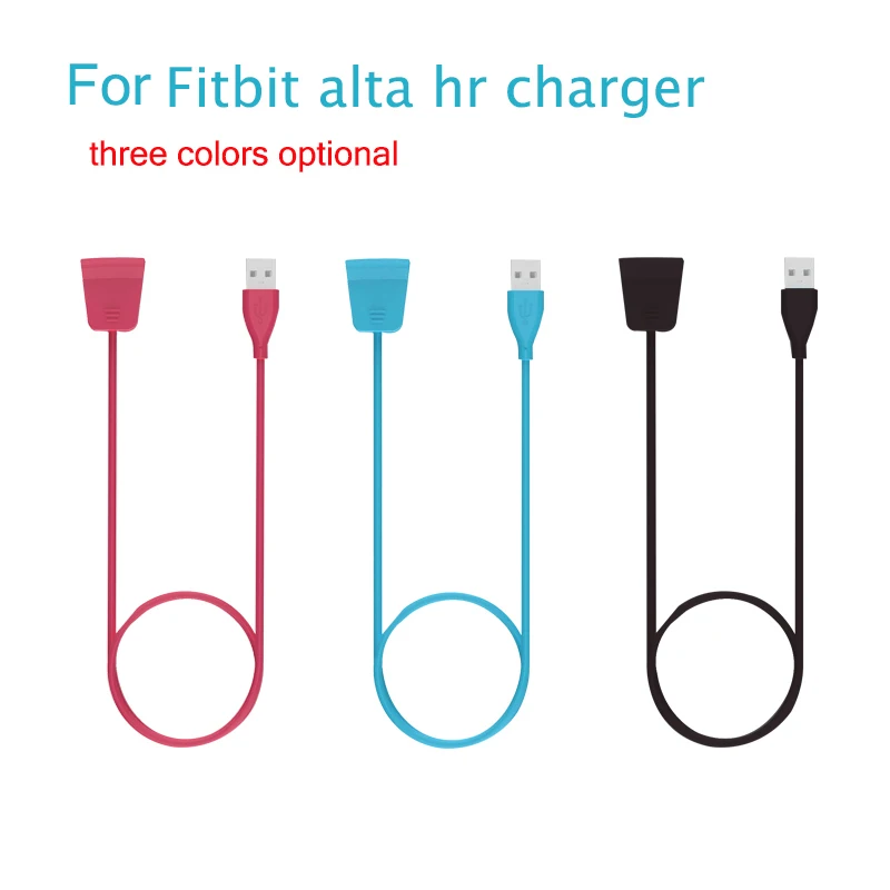 Высокое качество зарядка через usb кабель умные Аксессуары Для Fitbit Alta HR Replacment Band
