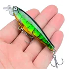 1 шт. искусственная жесткая приманка 7,5g 8 см Лазерная гольян Рыбная приманка вобблер Swimbait плавающий Воблер для бас-щуки рыболовные снасти