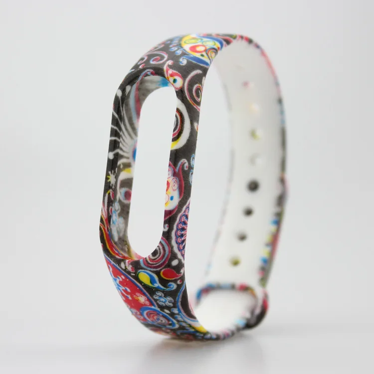 Q Сменный силиконовый ремешок для Xiaomi Mi Band 2 красочные ремешки для Xiaomi Mi band 2 Смарт-часы браслет ремешок Ремешок для M2 - Цвет ремешка: Q