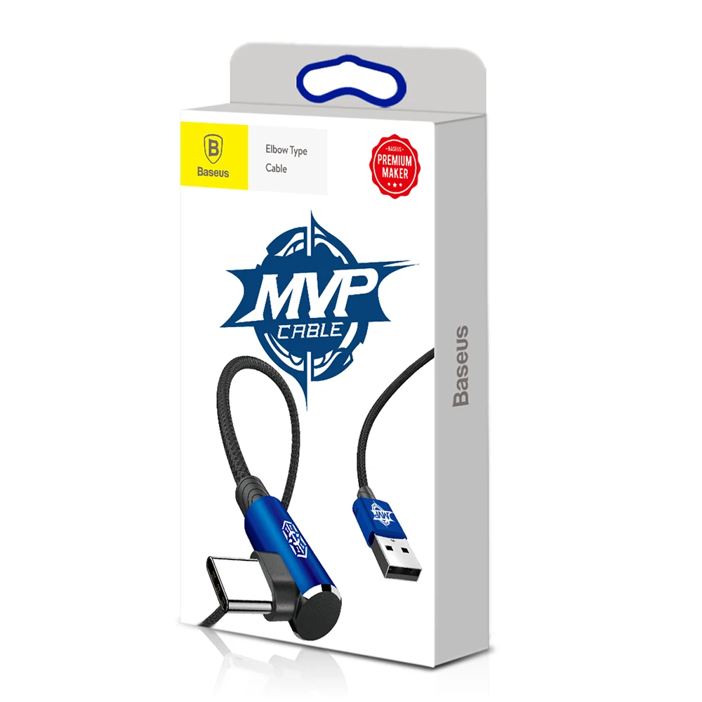 Baseus MVP Elbow 2m Cable 1.5A USB Charging Type-C Date Charger | Электроника