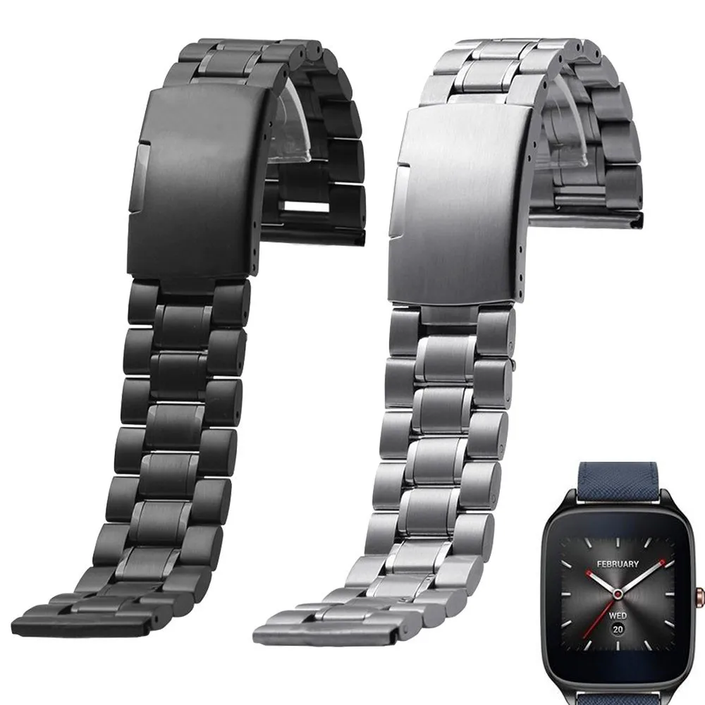 Нержавеющая сталь быстросъемный ремешок для часов ASUS ZenWatch 2 WI501Q умных браслет