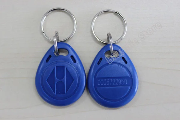500 шт./лот 125 кГц rfid Бесконтактный идентификационный маркер ключ брелоки EM