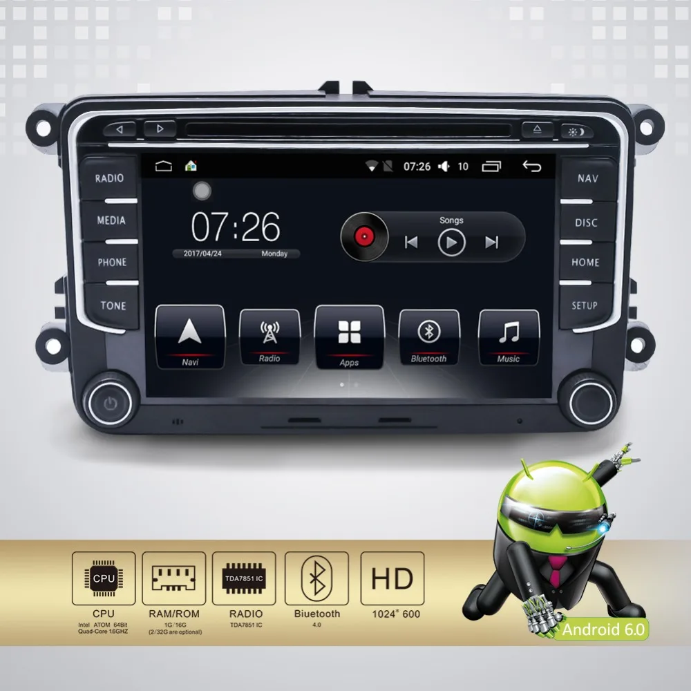 D NOBLE 2 Din 7 дюймов Android 1 автомобильный DVD плеер GPS навигация автомобильное радио