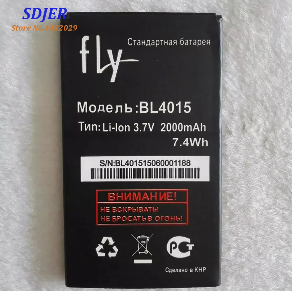 2019 Высококачественный аккумулятор BL4015 для Fly IQ440 IQ 440 Li Ion 2000mAh Мобильный телефон
