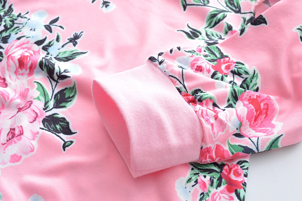 2019 Одежда в новом стиле для маленьких девочек с длинными рукавами на осень