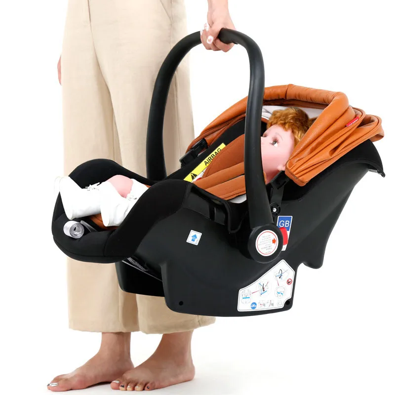 Высокая Ландшафтная детская корзина для коляски может сидеть и лежать Складная
