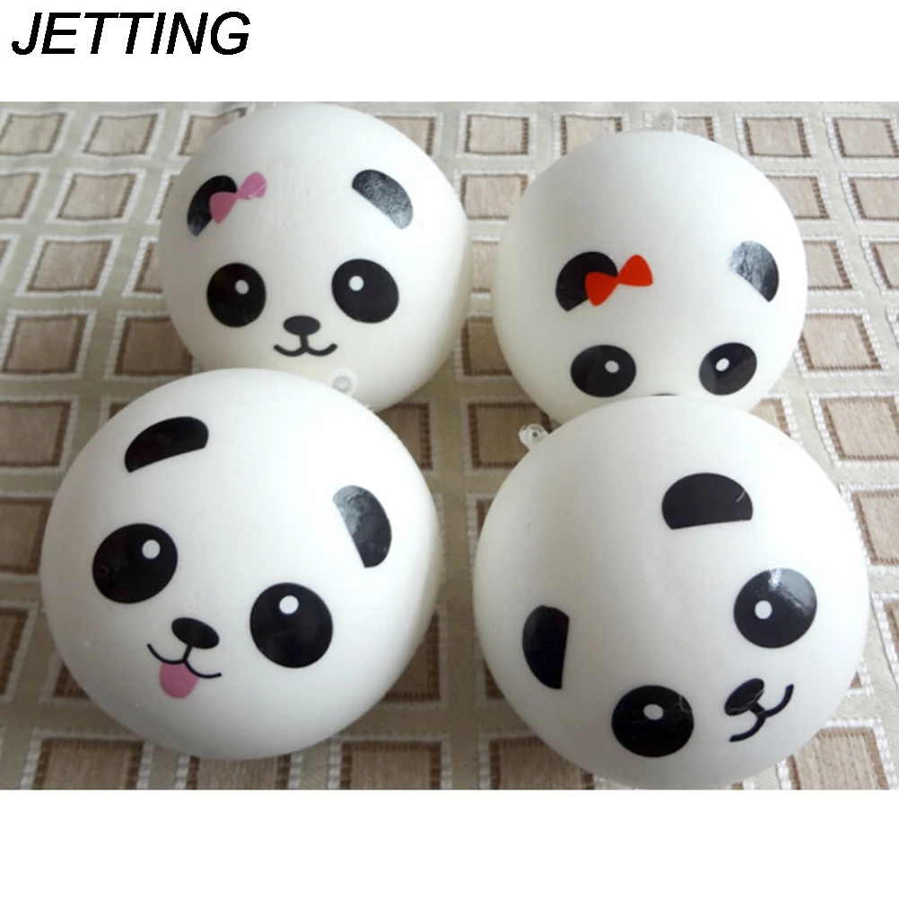JETTING 7 см 4 Jumbo панда медленно восстанавливающие форму подвески кавайные булочки