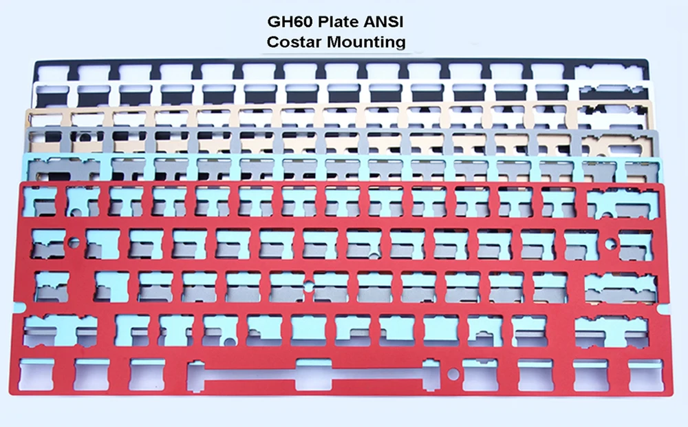 Алюминиевая анодированная пластина GH60 для стабилизаторов Costar монтажная