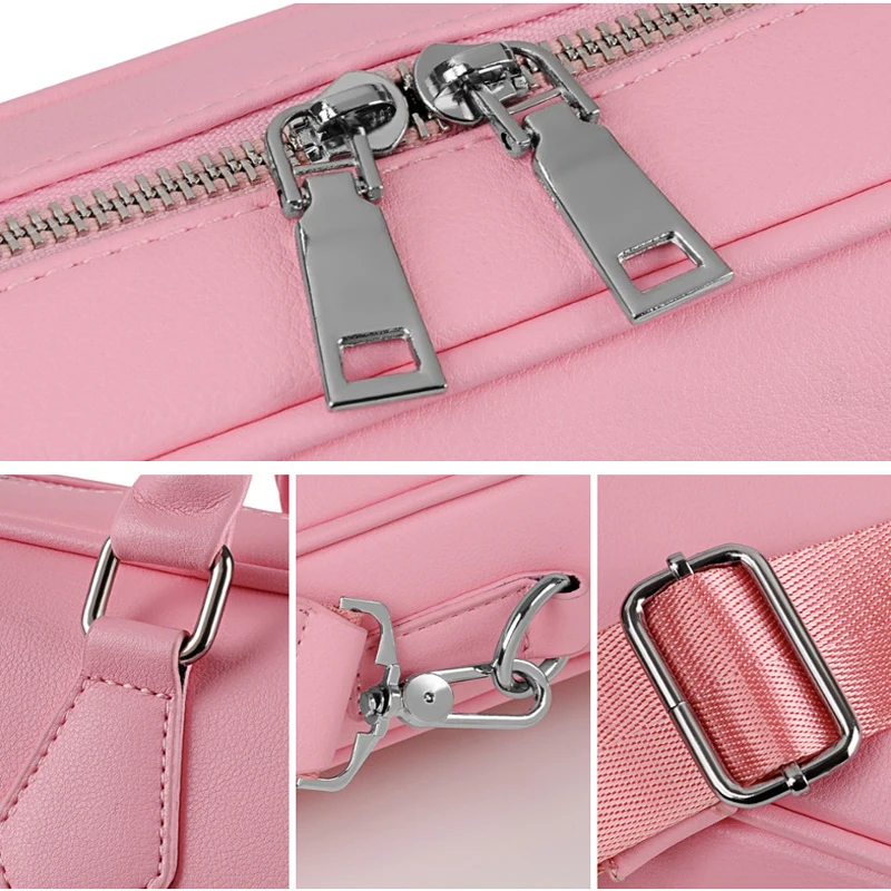 Из искусственной кожи водонепроницаемый корпус для ноутбука Для женщин сумка