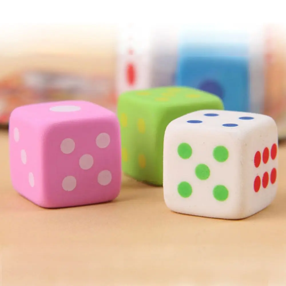 3 шт. Новинка игральные кости милые резинки резиновые настольные игры для детей