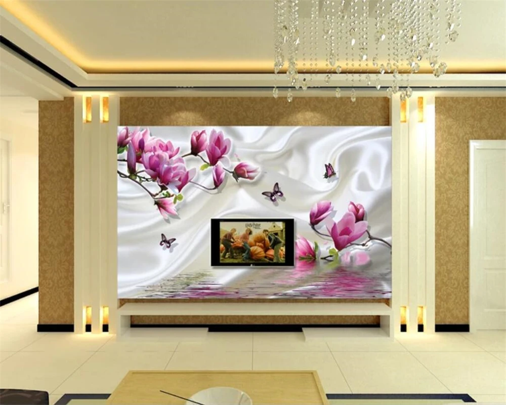 3D фотообои beibehang настенные минималистичные обои современный романтический диван