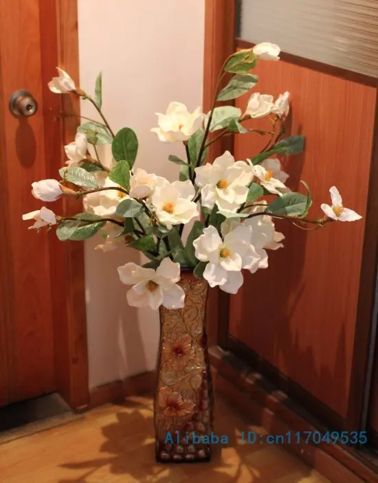 

1 PCS Beautiful Fake flower Silk Flower Artificial Magnolia denudata Home Decoration gift F58