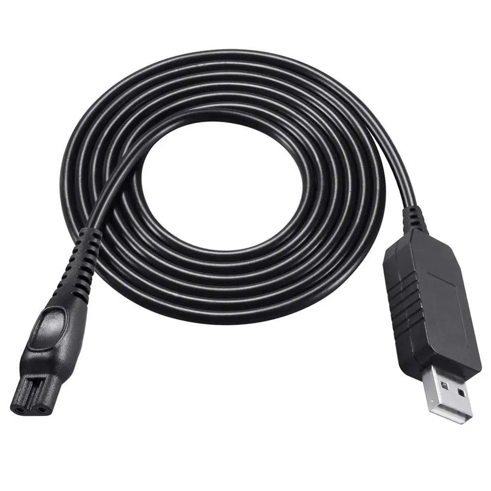 Usb кабель для зарядки DC 8V Бритва мощность свинца зарядное устройство замена зарядное устройство для Philips Norelco одно лезвие QP2530/30 QP2630/30