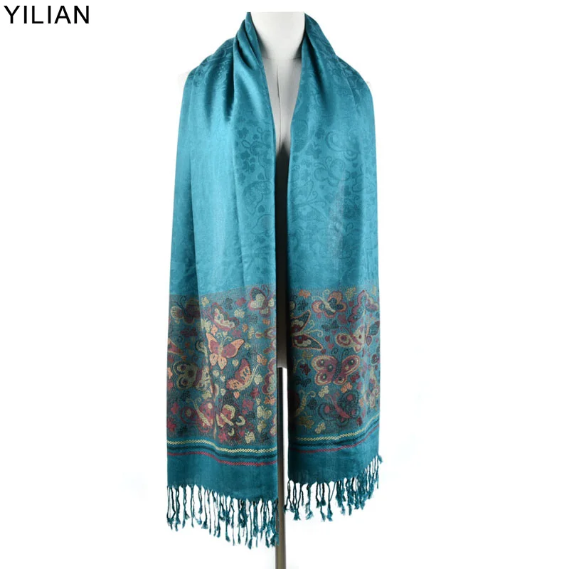 Бренд YILIAN Бабочка Мягкая сумка с кисточками для женщин длинный шарф дизайнерские
