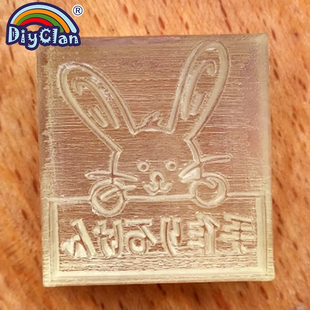 Японское слово ручная работа штамп для мыла на заказ сделай сам новое полимерное