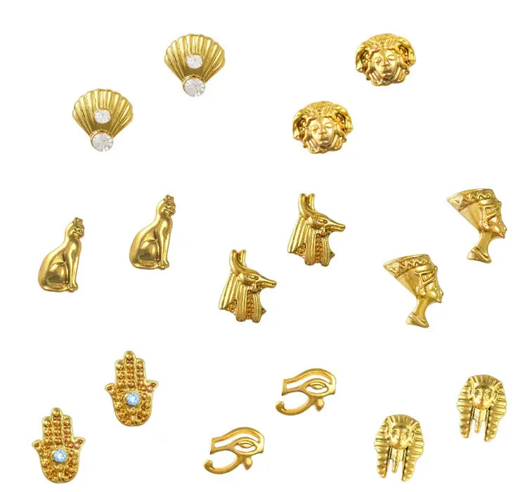 Бесплатная доставка 10 шт. Последние золотые металлические египетский фараон