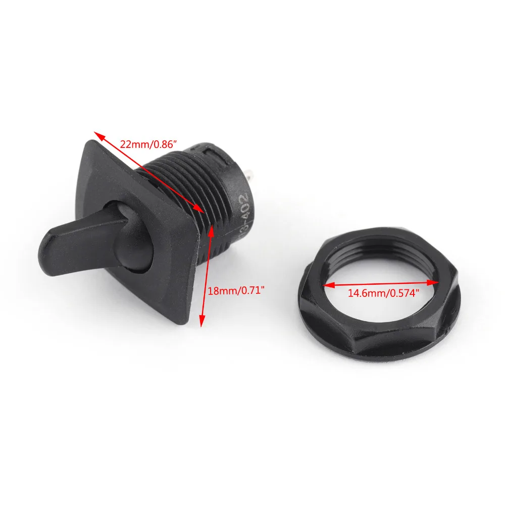 Areyourshop 1/4 шт. тумблер 2/3/4/6 Pin 2/3 позиции 6A/125VAC 3A/250VAC 10A/125VAC 6A/250VAC переключатели разъемы