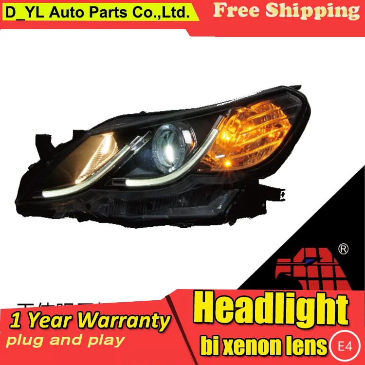 

Car Styling For Toyota Mark X headlights 2012 Mark X led headlight Head Lamp led drl projector headlight H7 hid Bi-Xenon Lens