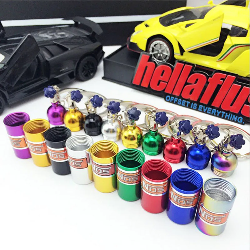 Турбо бутылка с азотом металлическая цепочка для ключей брелок держатель кулон