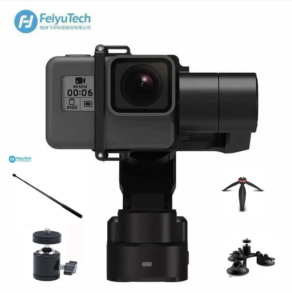 FeiyuTech Feiyu WG2X Водонепроницаемый 3 оси Brushelss стабилизатор для Gopro Hero7 6 5 session экшн-камеры Xiaomi yi 4/5 Yi 4 K RXO - Цвет: Feiyu WG2X G