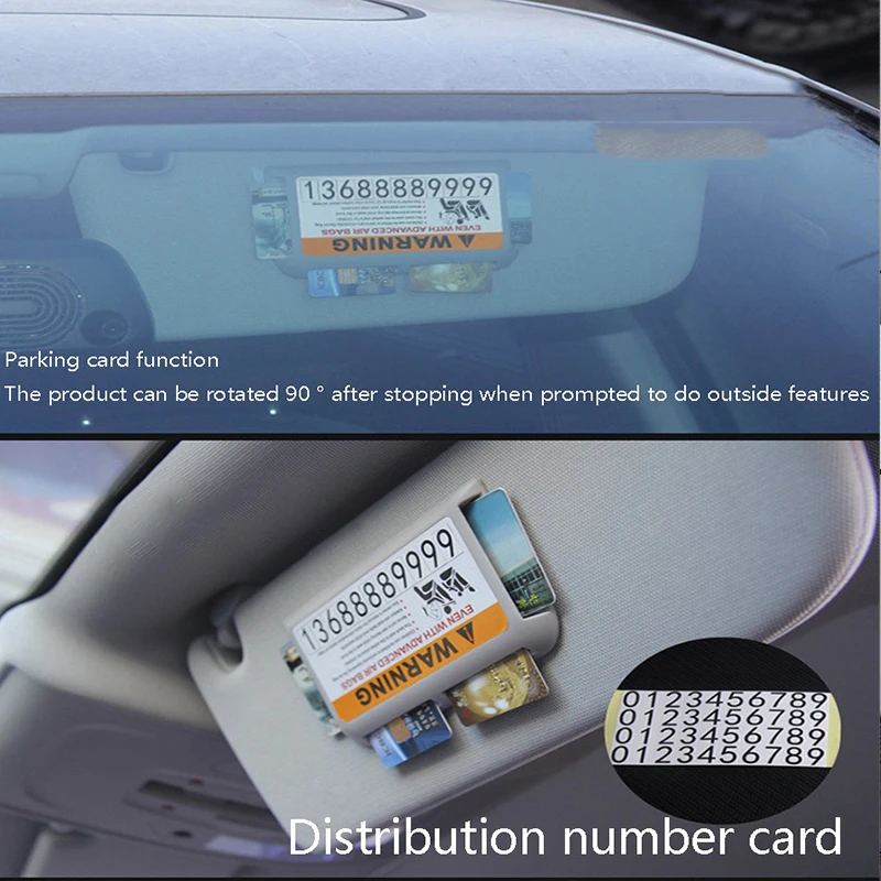 Автомобильный Зонт ZDPARTS с номером телефона наклейка для парковочной карты Hyundai