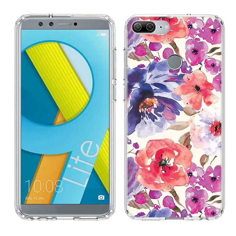 Cute 3D Emboss Flower Soft TPU Print Hull Case For Huawei Honor 8X MAX 8 9 10 lite 7 7X 6X V9 Play V20 Frosted Fundas Cover |