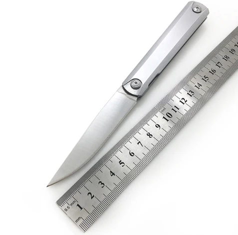 sliver sanding Складной нож 9Cr8Mov Лезвие сталь/G10 Ручка шарикоподшипник открытый охотничий тактический боевой карманный нож кемпинг EDC ручной инструмент - Цвет: sliver sanding