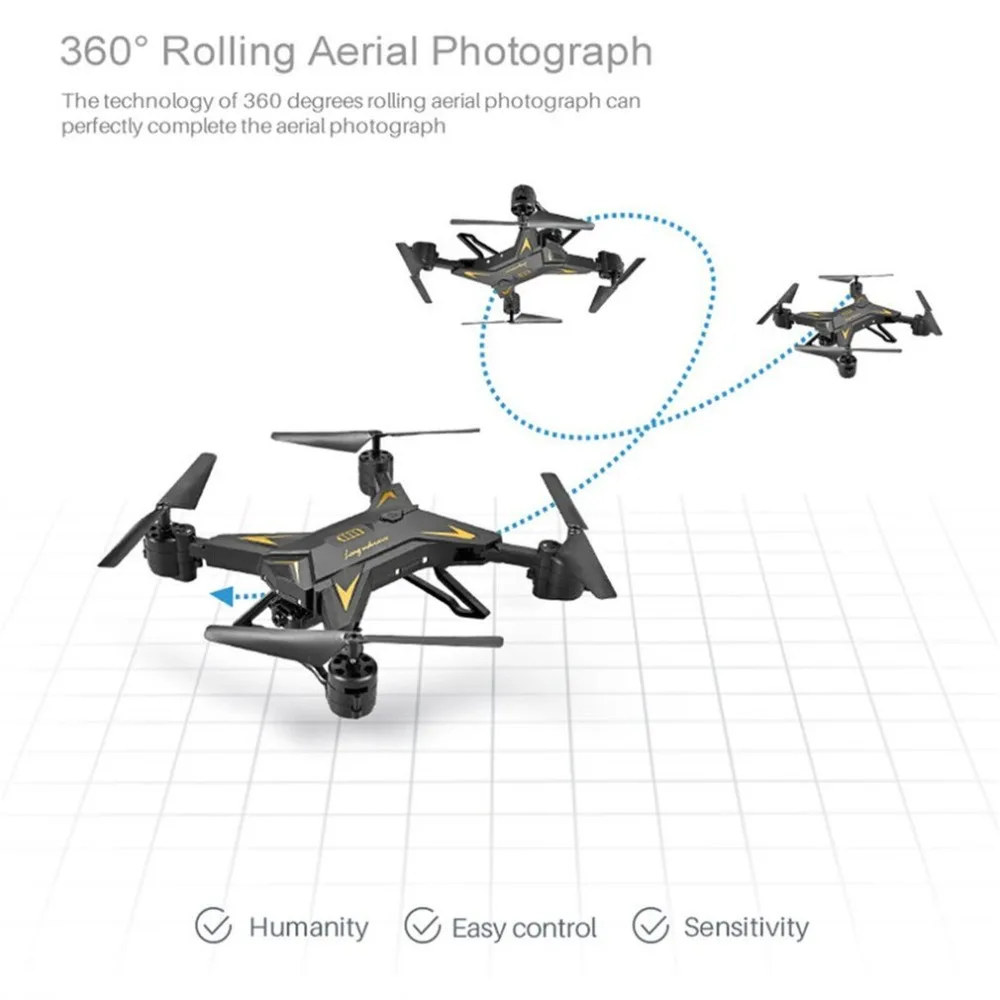 KY601S RC Профессиональный Дрон с гравитационным ощущением FPV Квадрокоптер 20 минут время воспроизведения двойной батареи версия Дрон игрушки