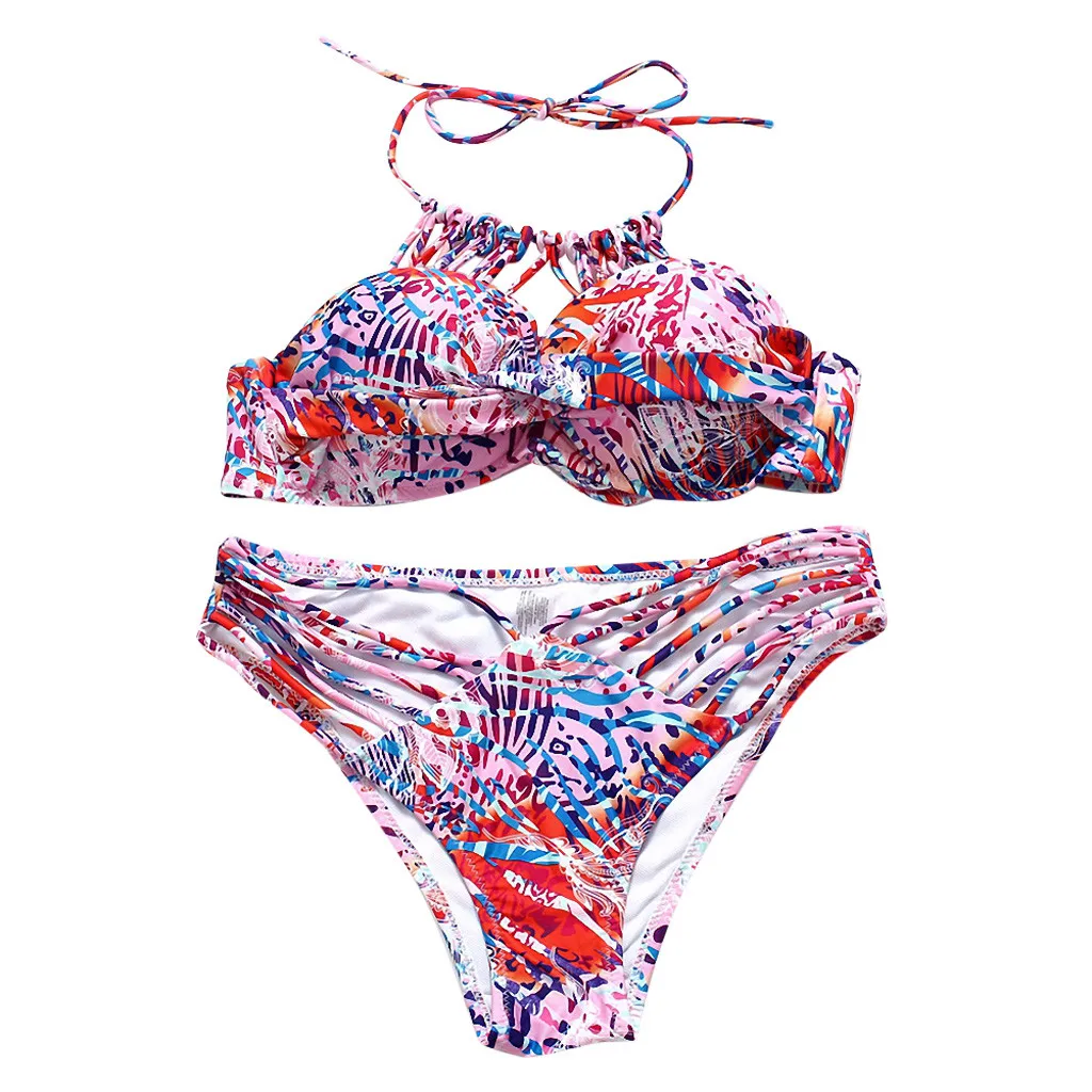 Купальник женский бикини 2020 mujer Новый многоверевочный плетёный купальник с