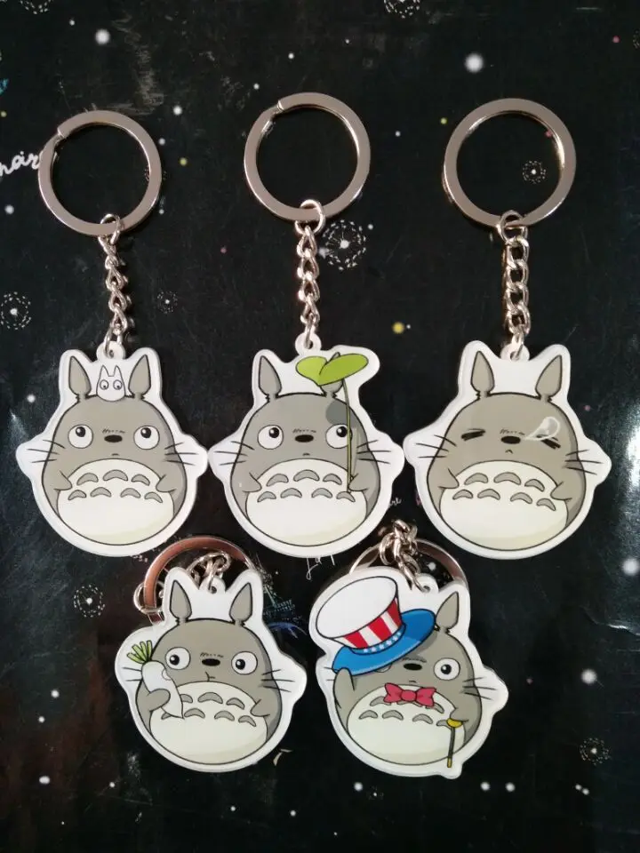 Горячая Распродажа аниме классная сумка для ключей Noragami Aragoto Totoro акриловая