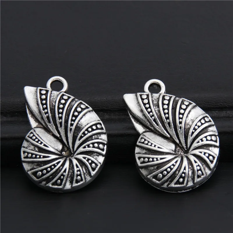 20 шт. серебристый цвет ракушки спираль морское животное Очаровательная Подвеска Бижутерия для ожерелья Diy фурнитура ручной работы 23x22 мм A2974 20 шт. серебристый цвет ракушки спираль морское животное Очаровательная Подвеска Бижутерия для ожерелья Diy фурнитура ручной работы 23x22 мм A2974