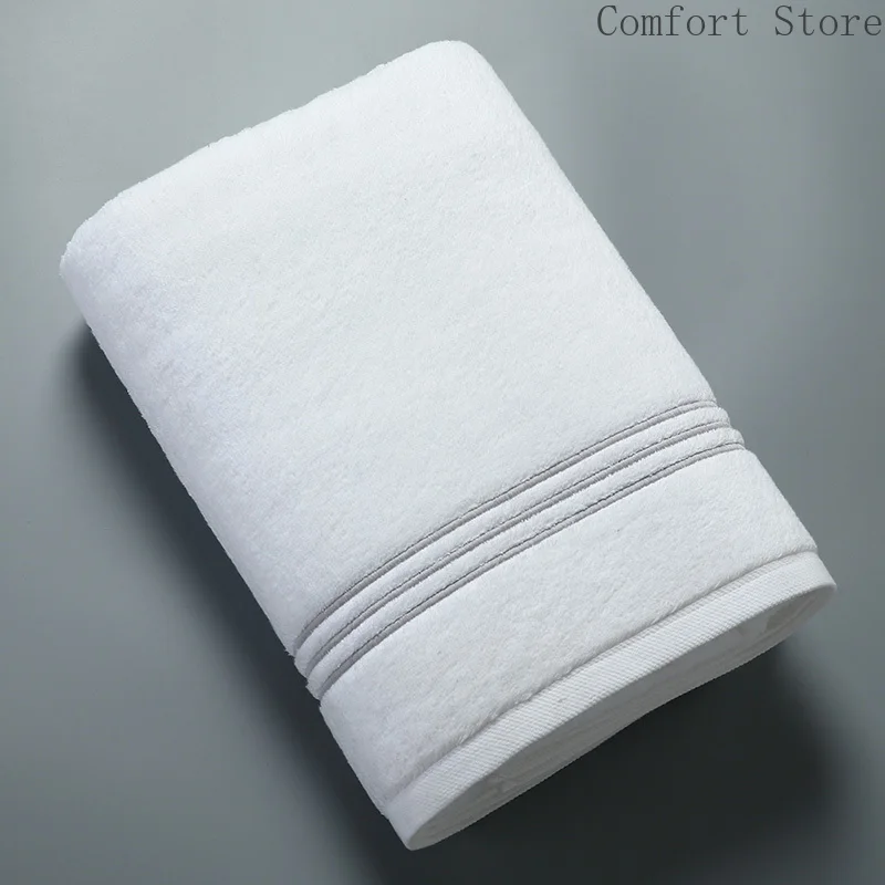 

Hotel Bath Towel Soft Cotton Adult Towels Soft Water Absorption Increase Thickening Simple Color Men and Women Bath Towels B5T47