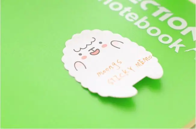 2 шт./лот Kawaii довольно животных Sticky memo pad заметки школы канцелярские принадлежности для студентов книга