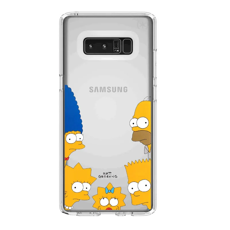 Симпсон ТПУ мягкий чехол для Samsung A30 A50 S10LITE S6 S9 S7 S8 S9PIUS S7EDGE 2018A8 A6 NOTE9 NOTE8 A8PIUS A6PIUS |