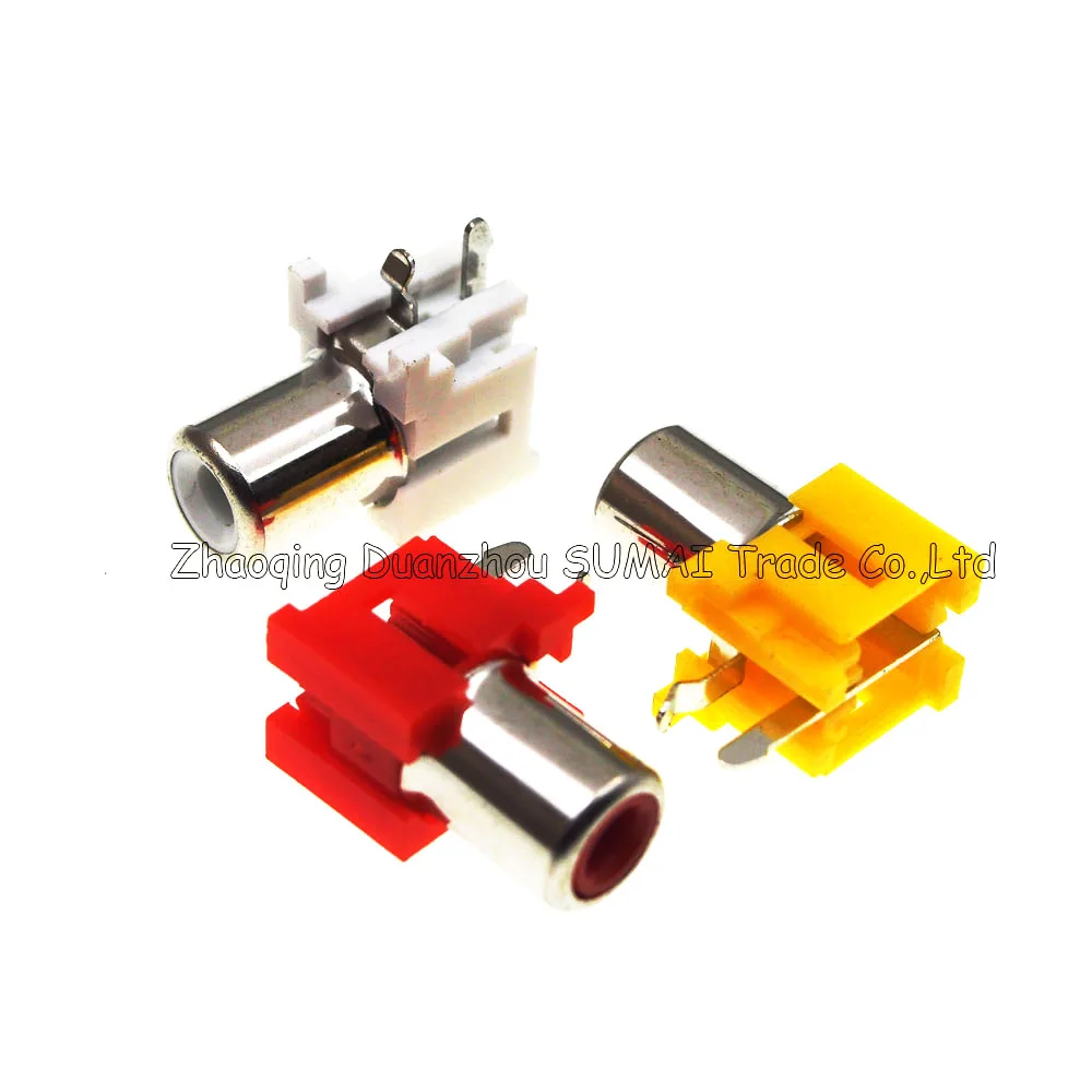 Hot Sale 2Pin AV Jack RCA AC-5 Female Audio Video Socket Connector Red White Yellow | Обустройство дома