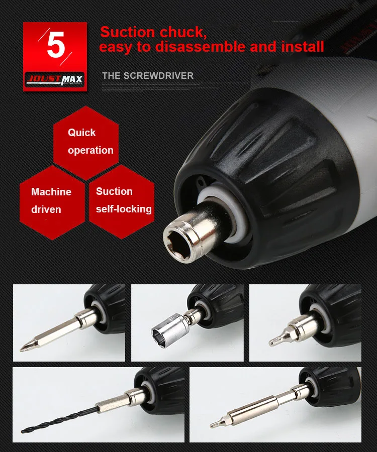 

UNeefull 4.8V Electric Screwdriver Set Multi-function Battery Rechargeable Hand Drill Electric Screwdriver Set DIY Power tool