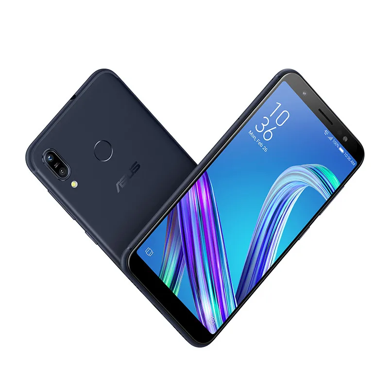ASUS ZenFone Max M1 ZB555KL 4G LTE Смартфон Android 8,0 5,5 дюйма 4000 mAh Батарея двойной сзади Камера 13MP+ 8MP мобильного телефона