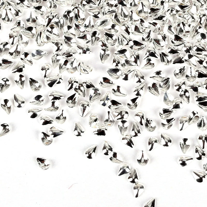 1 упаковка золотого и серебряного цвета дизайн капли дождя красота маникюр