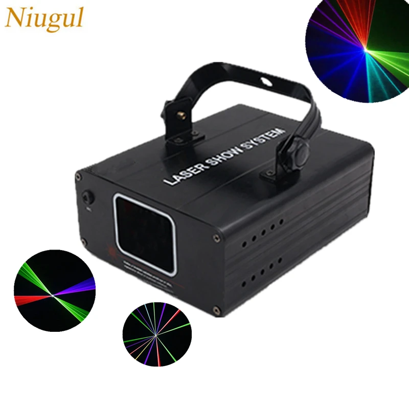 Лазерсветильник линейный сканер RGB фонарь для диджея танцев бара рождевечерние