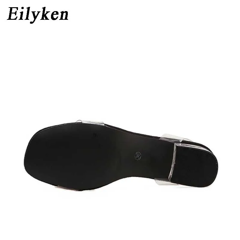Eilyken/женские босоножки Прозрачные туфли лодочки из ПВХ на высоком каблуке Туфли