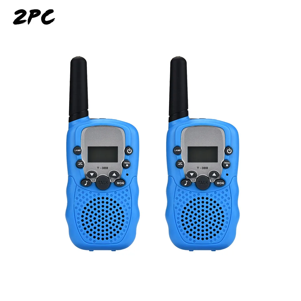 T-388 Пластик Унисекс-игрушка Научная тематика WalkieTalkies для детей 22 канала FRS ЖК-дисплей фонарик для детей на открытом воздухе детские подарки# S20