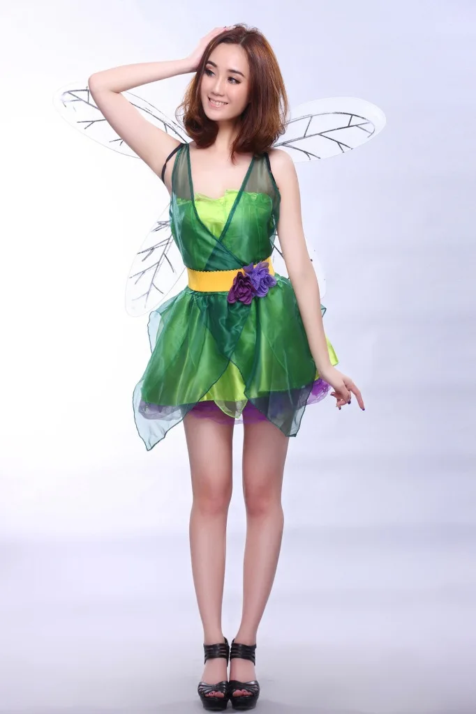 Женское платье-бабочка с цветами для косплея забавная игровая униформа
