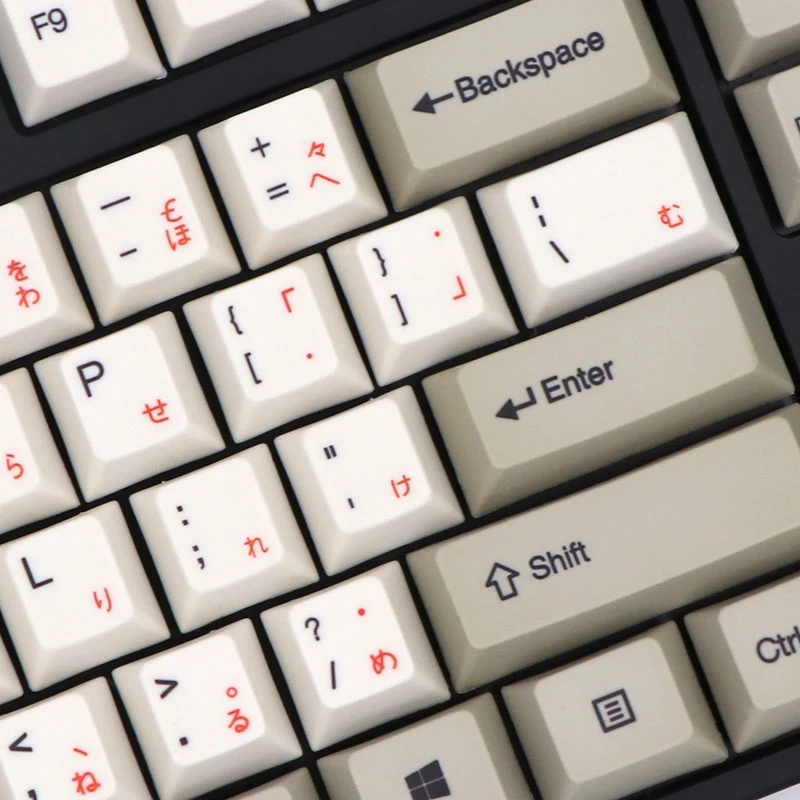 108-key русские/корейские/японские брелки с сублимационной краской, OEM профиль, утолщенные PBT брелки для Cherry MX Mechanical