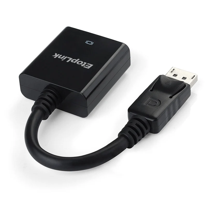 EtopLink DP to DVI Adapter DisplayPort Display Port Cable Converter Male Female 1080P for Monitor Projector |