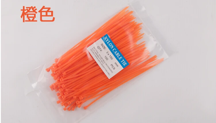 Бесплатная доставка 3x150 мм самоблокирующиеся кабельные стяжки. Кабельные стяжки