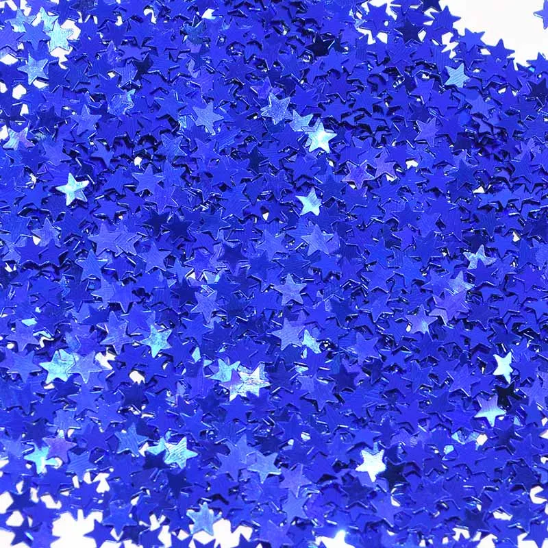 SC05 Blue 3000 шт./пакет 6 мм с сияющими блестками, комплект из звезд настольный конфетти посыпать для День рождения Свадебные украшения золотой лазер пентаграмма расходные материалы - Цвет: SC05 Blue