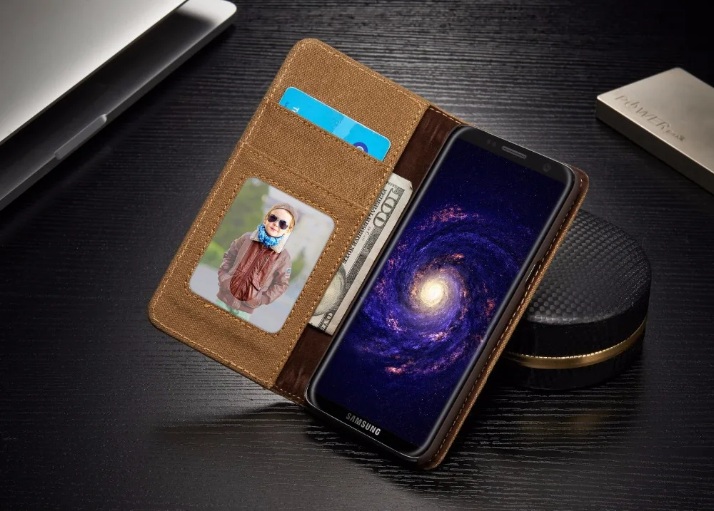 Чехол-книжка Me, Джинсовый чехол для samsung Galaxy S8, S9 Plus, Note 8, чехол-кошелек с подставкой для samsung Galaxy S8 Plus, S8+ S7 Edge, ковбойский чехол