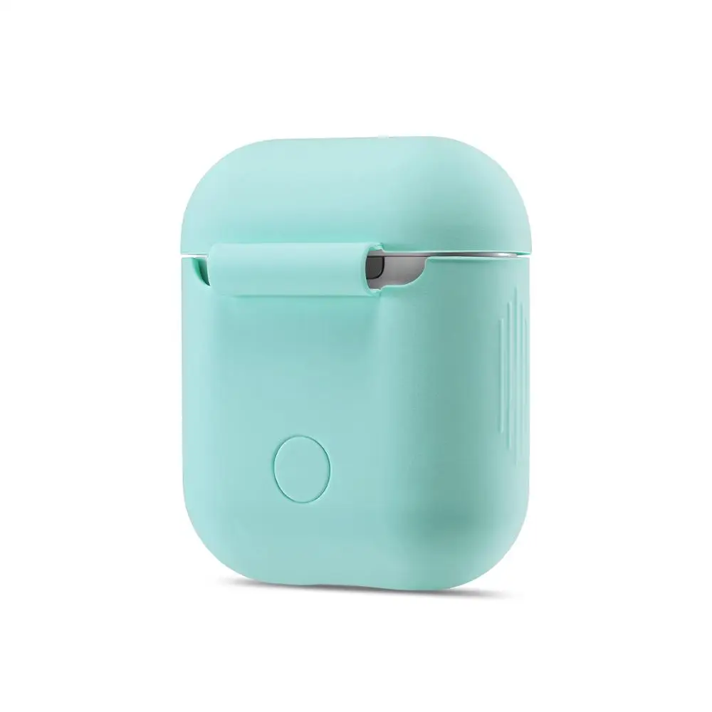 Чехол для Airpods силиконовый мягкий чехол беспроводных наушников Airpod аксессуары Air
