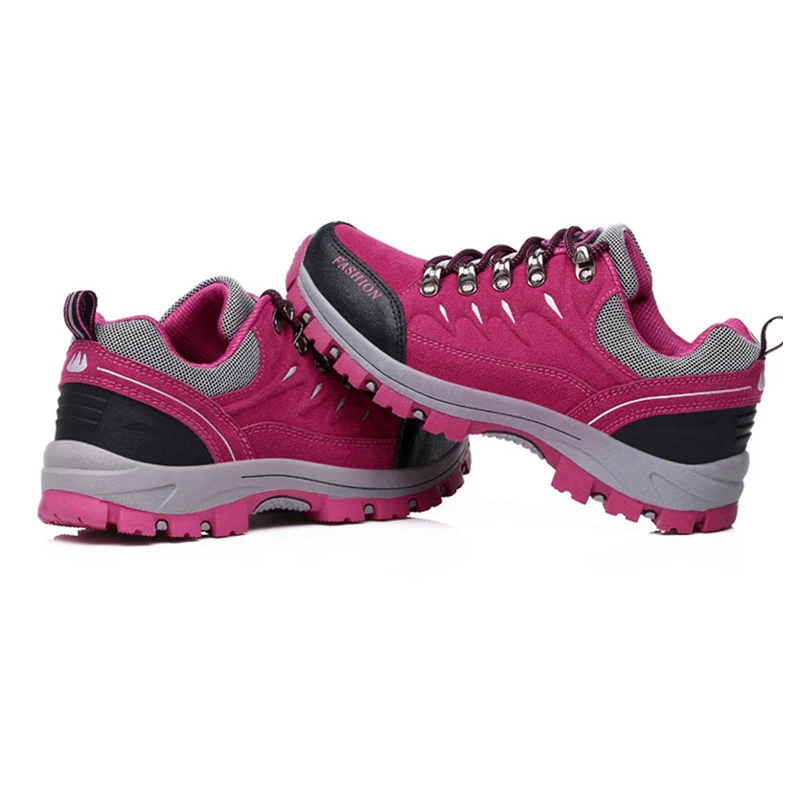Wear-resistant non-slip outdoor 2018 male hiking shoes increased waterproof men women | Спорт и развлечения